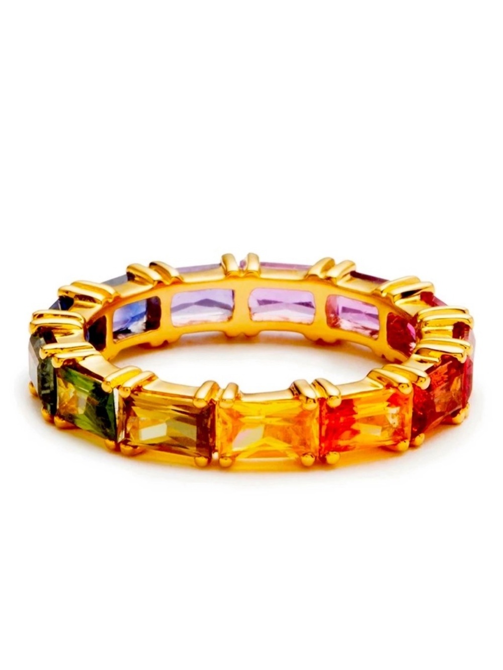🍒3/$30 New Over the Rainbow Baguette Eternity Ring